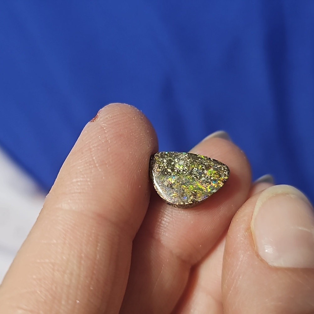 Australian boulder opal pendant